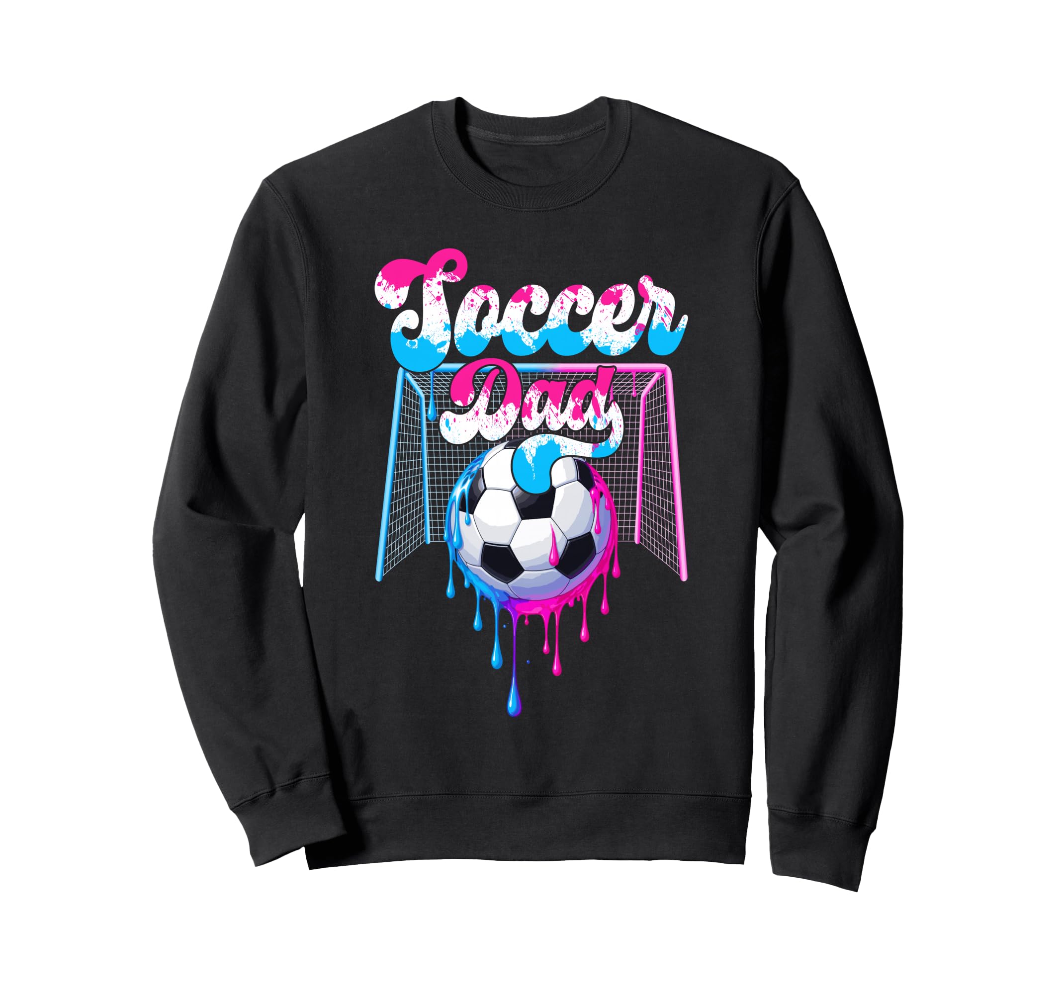 Soccer Dad Funny Happy Fathers Day Ice Sweatshirt - Graphic Print Unisex - T-Shirt, Sweatshirt, Hoodie