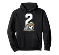 2 Soccer Birthday Gift Soccer Fan Sports Hoodie - Trendy Graphic Men Women - T-Shirt, Sweatshirt, Hoodie