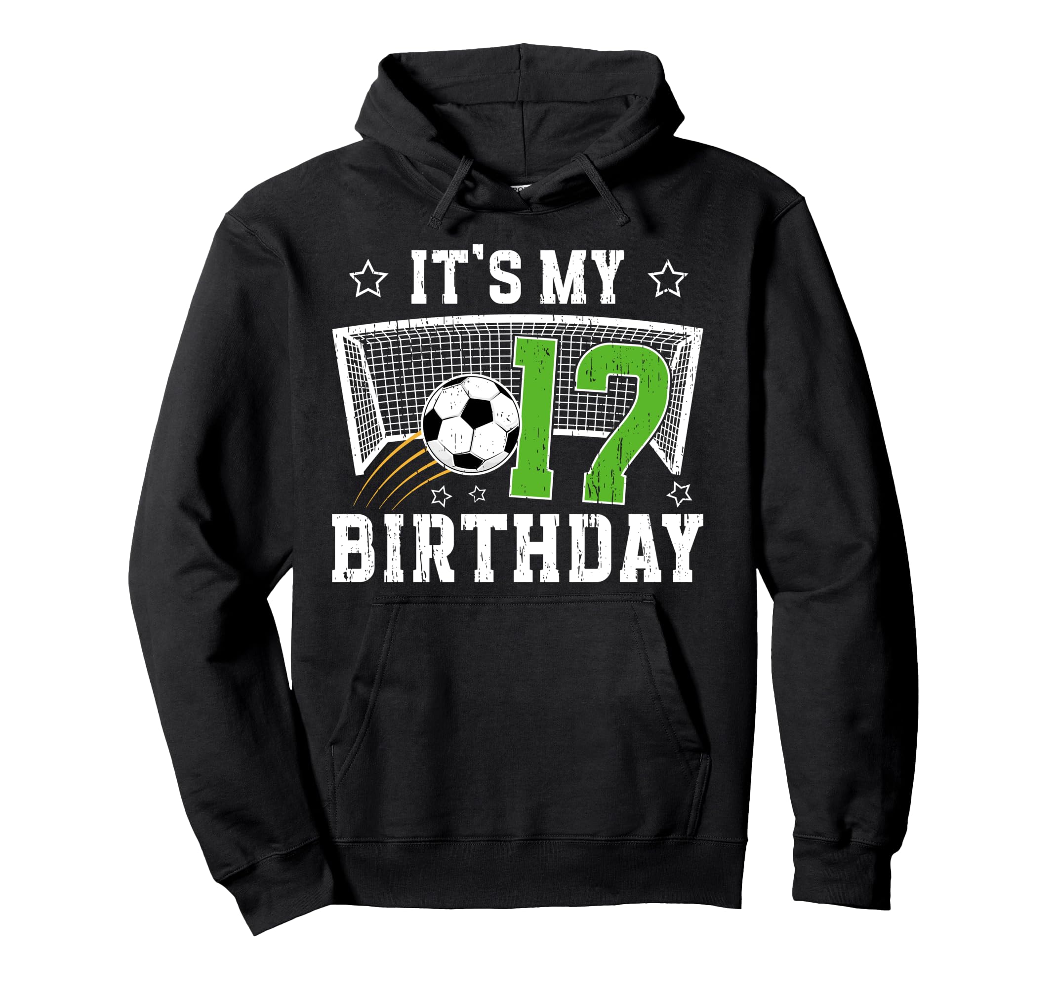 17Th Birthday Soccer Seventeen Year Old Hoodie - Novelty Apparel Men Women - T-Shirt, Sweatshirt, Hoodie