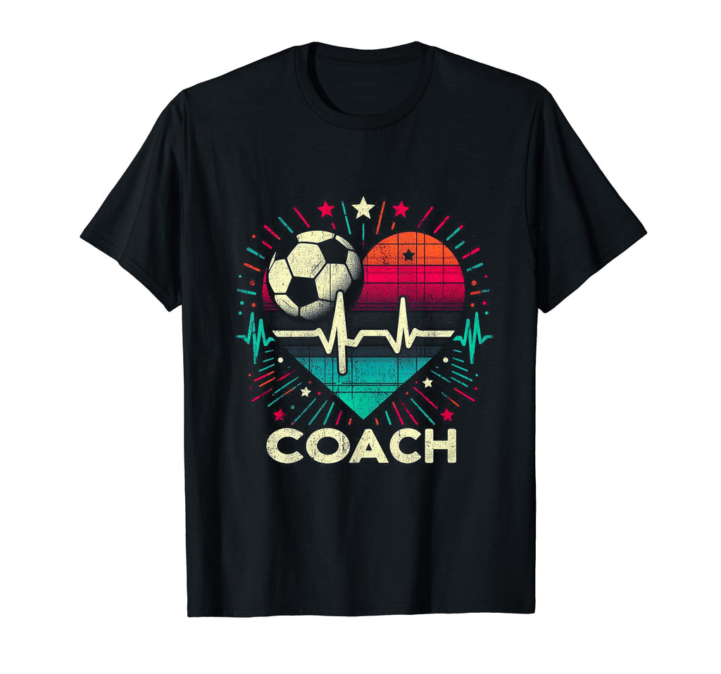 Soccer Coach Training Heart Beat T-Shirt - Streetwear Style Men Women - T-Shirt, Sweatshirt, Hoodie