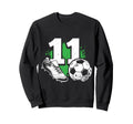 11Th Birthday Soccer Player Sweatshirt - Minimalist Print Men Women - T-Shirt, Sweatshirt, Hoodie