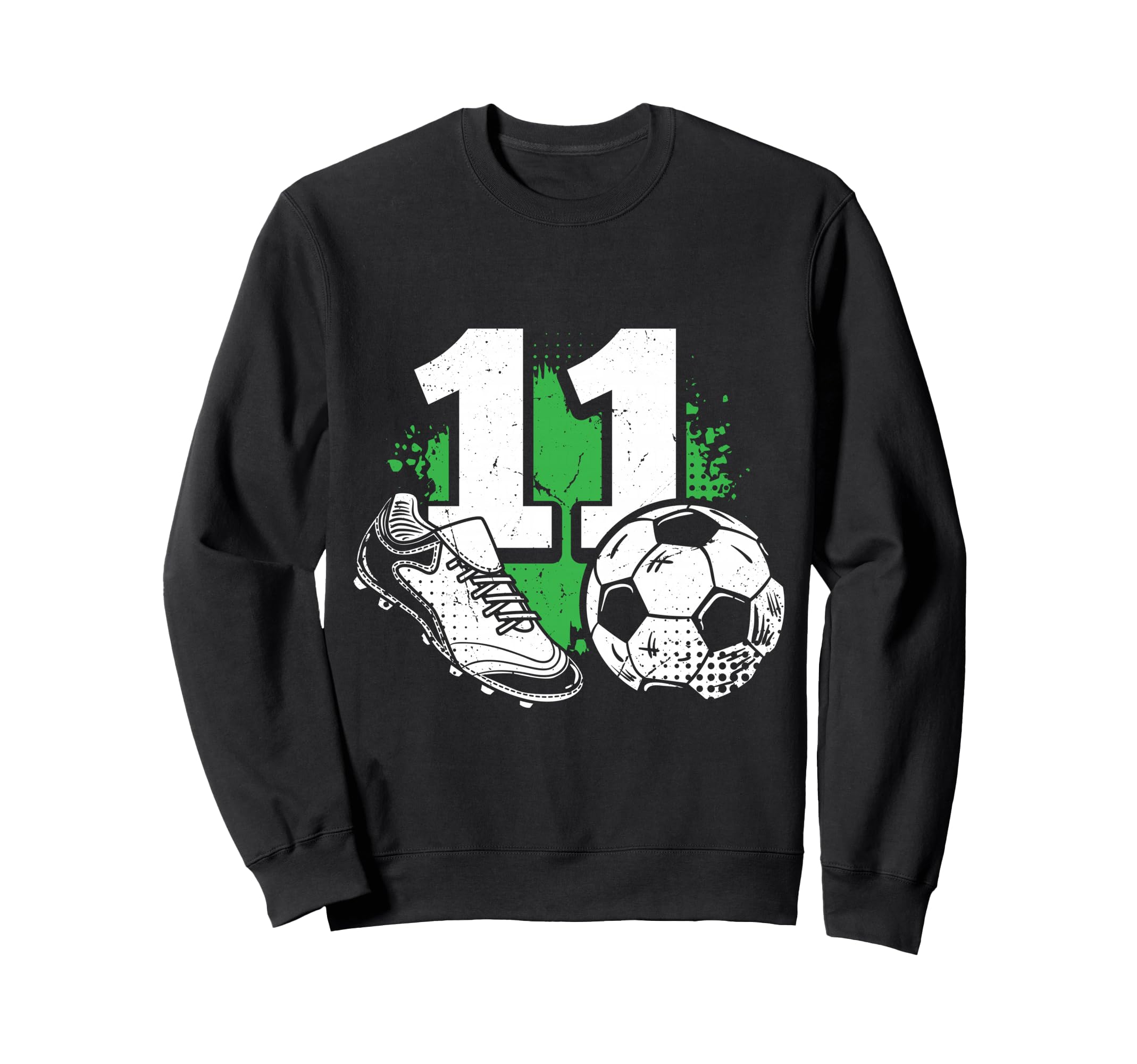 11Th Birthday Soccer Player Sweatshirt - Minimalist Print Men Women - T-Shirt, Sweatshirt, Hoodie