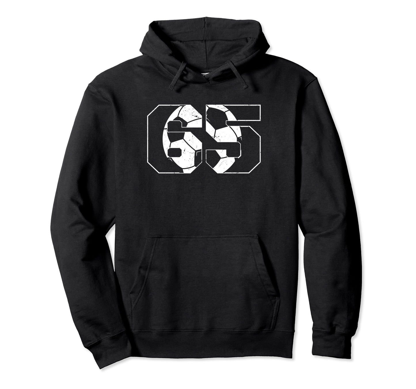 65Th Birthday Soccer Player Football 65 Hoodie - Unique Graphic Unisex - T-Shirt, Sweatshirt, Hoodie