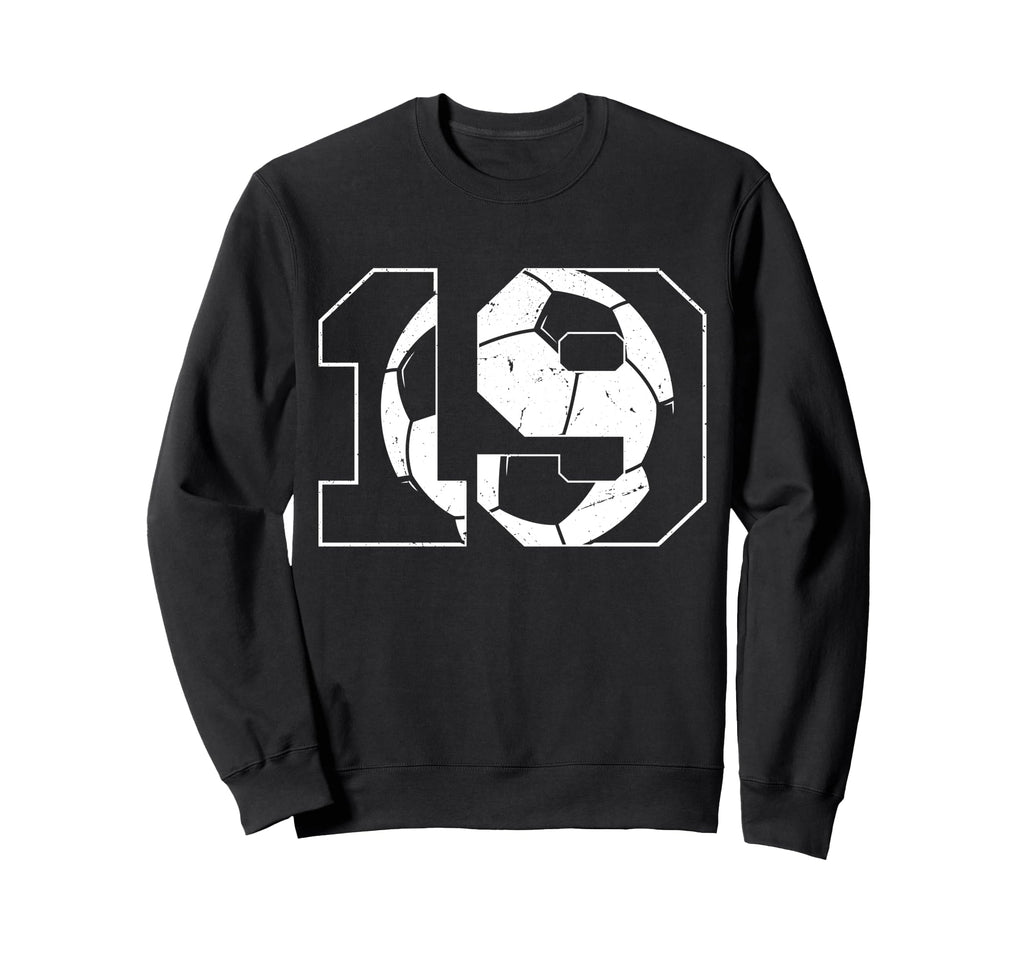 19Th Birthday Soccer Player Sweatshirt - Trendy Graphic for Adults - T-Shirt, Sweatshirt, Hoodie