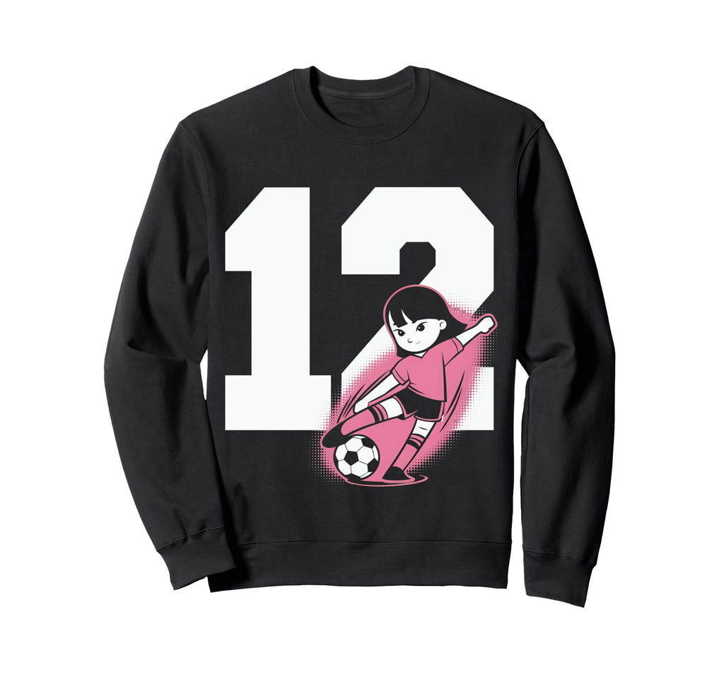 12 Soccer Birthday Gift Sweatshirt - Casual Everyday Wear for Adults - T-Shirt, Sweatshirt, Hoodie