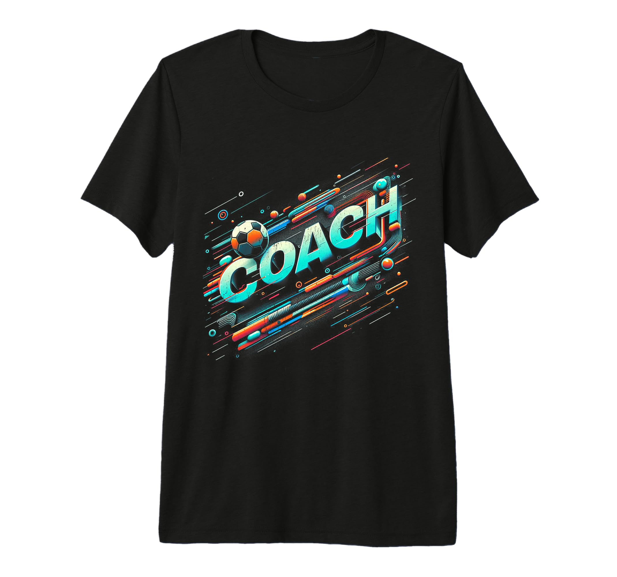 Soccer Coach Training Coaching Football T-Shirt - Graphic Print for Adults - T-Shirt, Sweatshirt, Hoodie