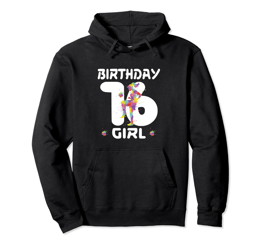 16Th Birthday Soccer Sixteen 16 Year Hoodie - Aesthetic Graphic Men Women - T-Shirt, Sweatshirt, Hoodie