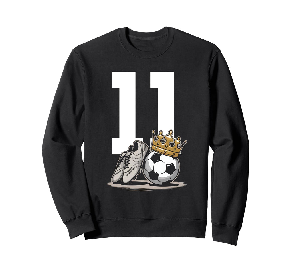 11 Soccer Birthday Gift Soccer Sweatshirt - Minimalist Print for Adults - T-Shirt, Sweatshirt, Hoodie