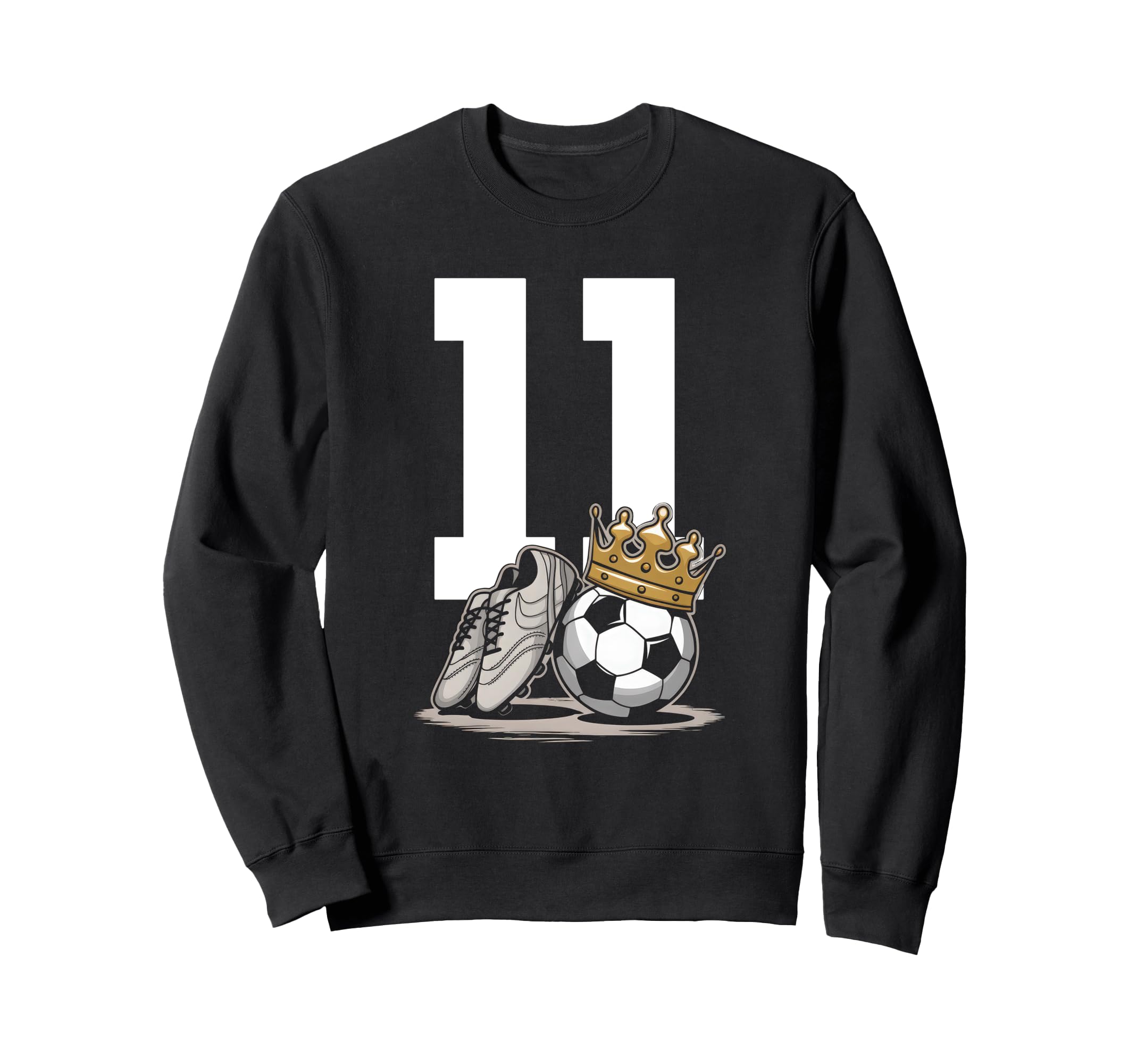 11 Soccer Birthday Gift Soccer Sweatshirt - Minimalist Print for Adults - T-Shirt, Sweatshirt, Hoodie