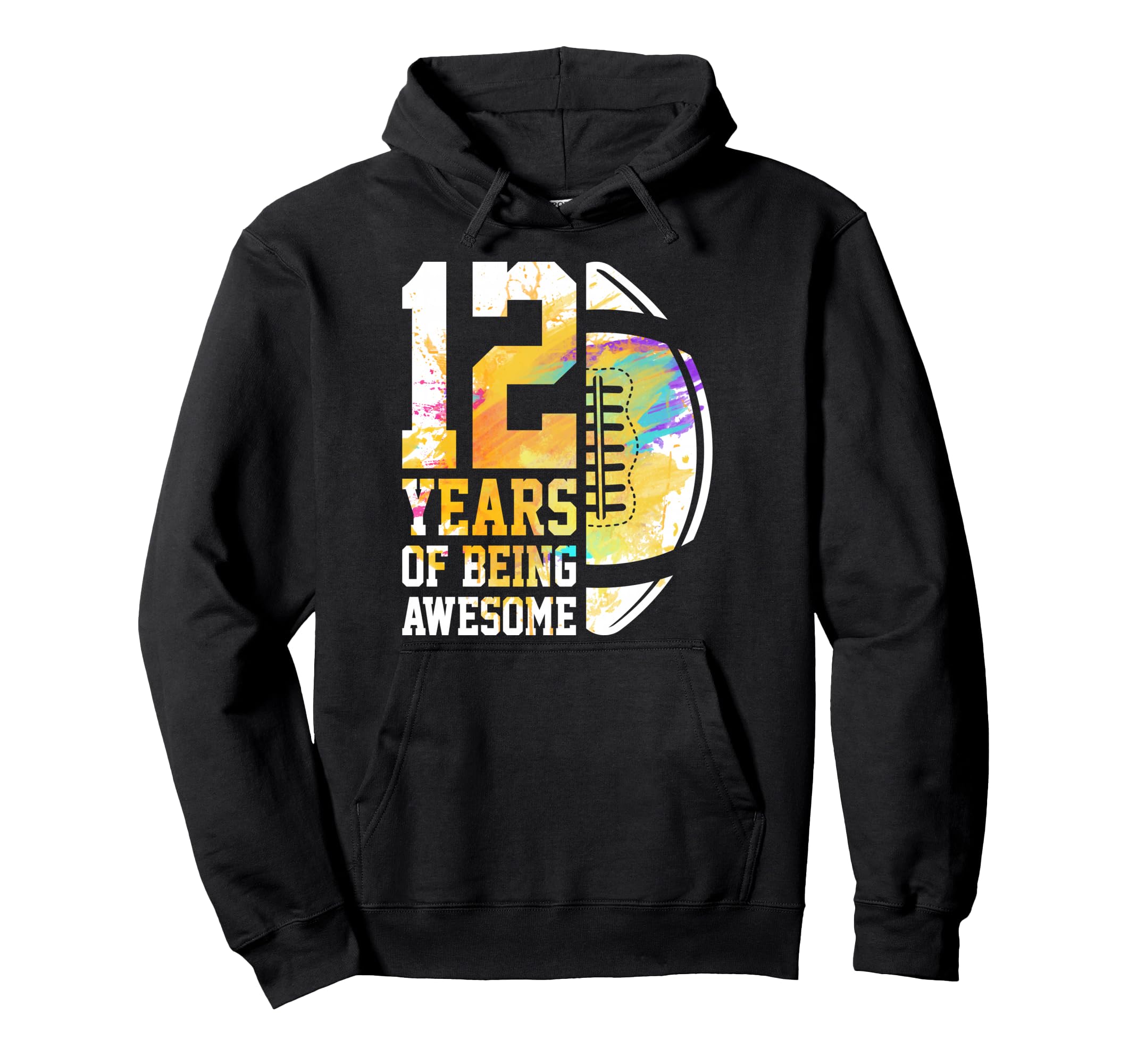 12Th Birthday Party 12 Years Being Hoodie - Fun Novelty Design for Adults - T-Shirt, Sweatshirt, Hoodie