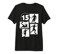 15Th Birthday Soccer Player Football T-Shirt - Fun Novelty Design Unisex - T-Shirt, Sweatshirt, Hoodie