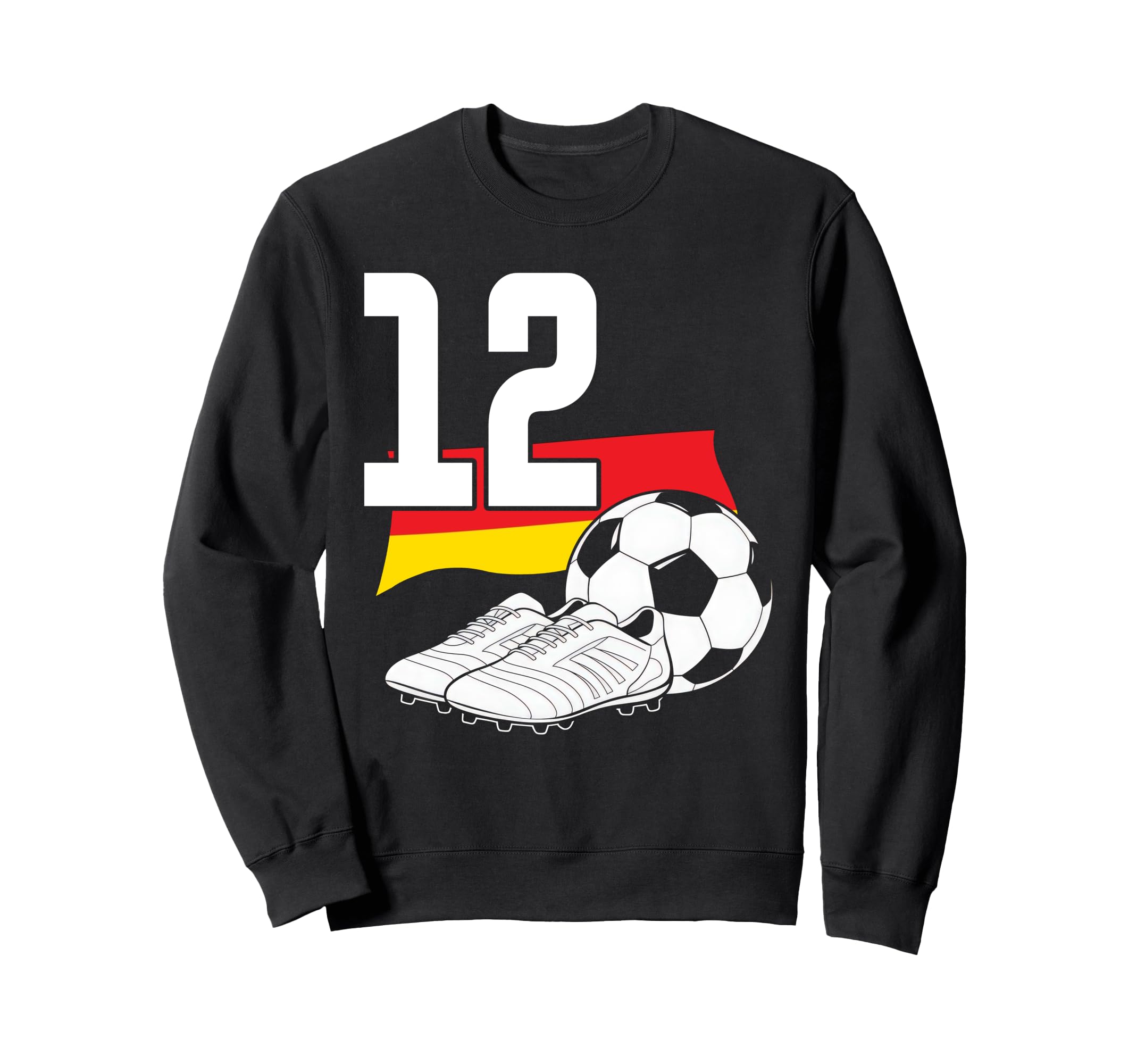 12 Soccer Birthday Gift Soccer Fan Sweatshirt - Unique Graphic for Adults - T-Shirt, Sweatshirt, Hoodie