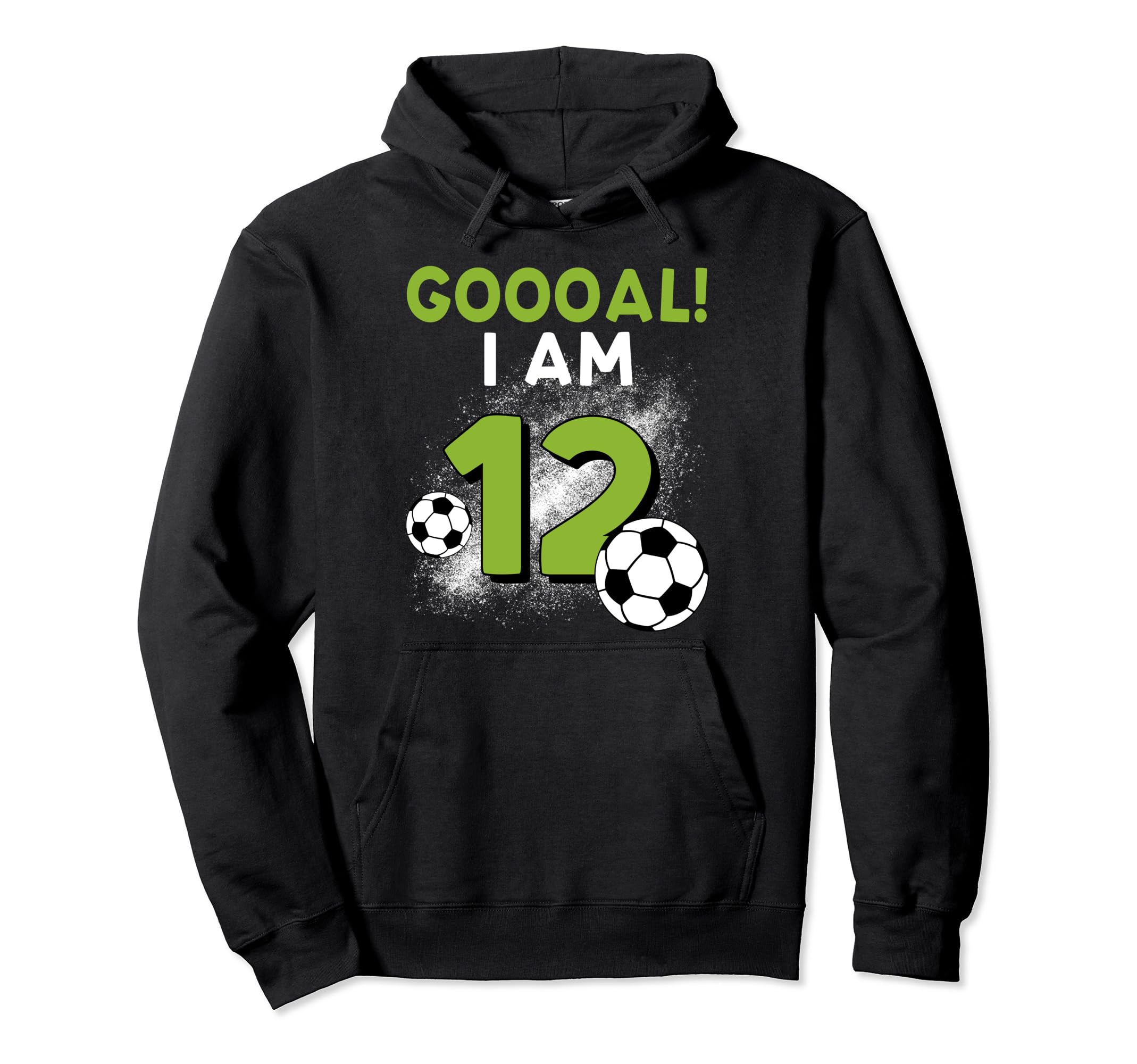 12Th Birthday Soccer Theme 12Year Old B Hoodie - Streetwear Style Unisex - T-Shirt, Sweatshirt, Hoodie
