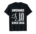 10 Year Old Birthday Soccer Awesome T-Shirt - Aesthetic Graphic Unisex - T-Shirt, Sweatshirt, Hoodie