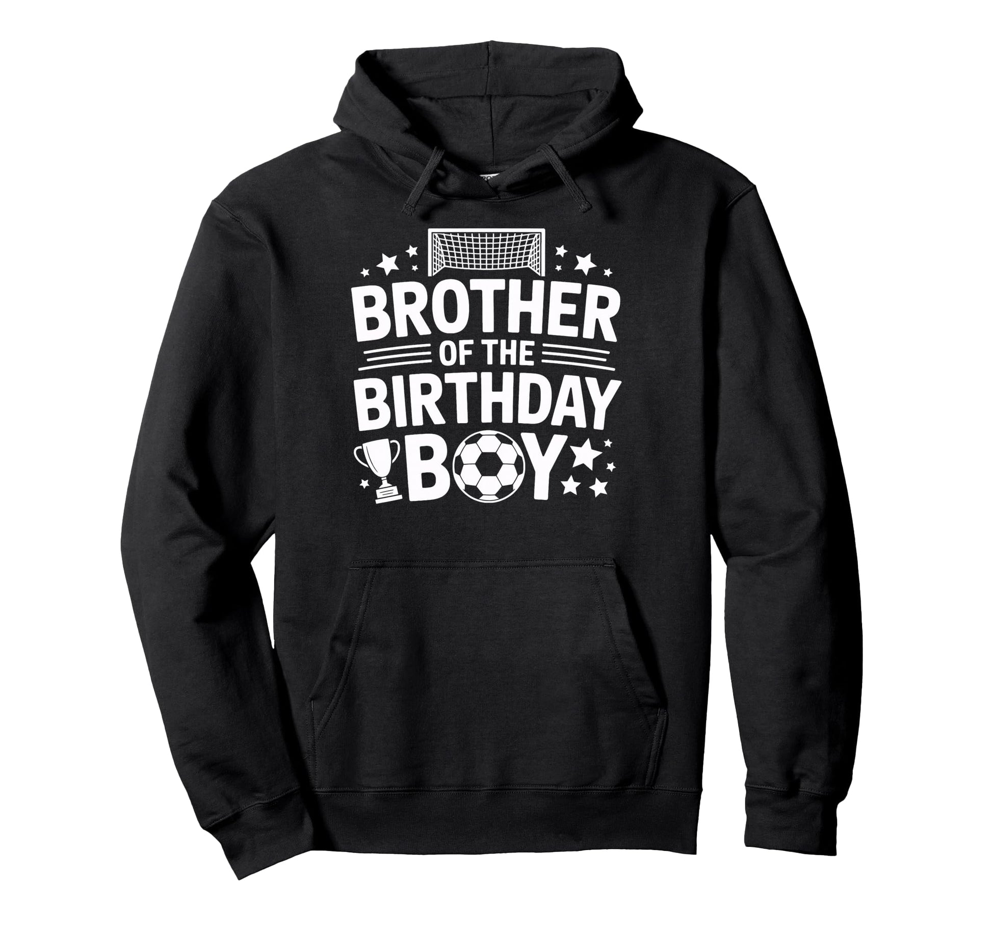 Soccer Brother Birthday Match Hoodie - Custom Art Print for Adults - T-Shirt, Sweatshirt, Hoodie