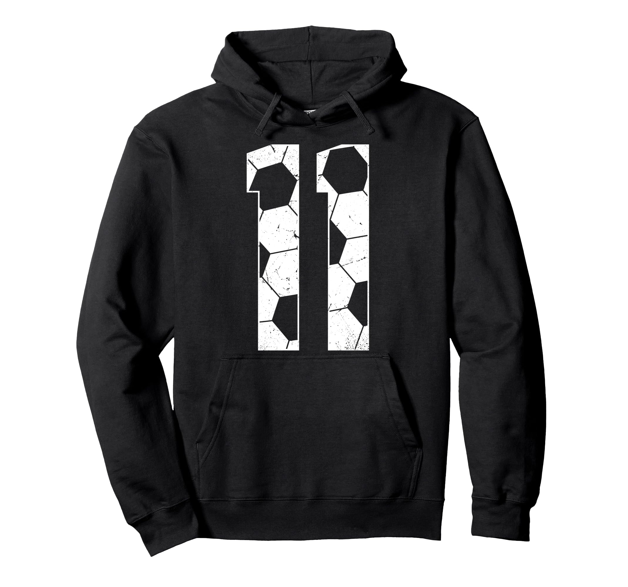 11Th Birthday Soccer Player Football Hoodie - Minimalist Print for Adults - T-Shirt, Sweatshirt, Hoodie