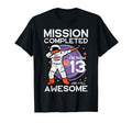 13Th Birthday Astronaut Dab Mission T-Shirt - Unique Graphic for Adults - T-Shirt, Sweatshirt, Hoodie
