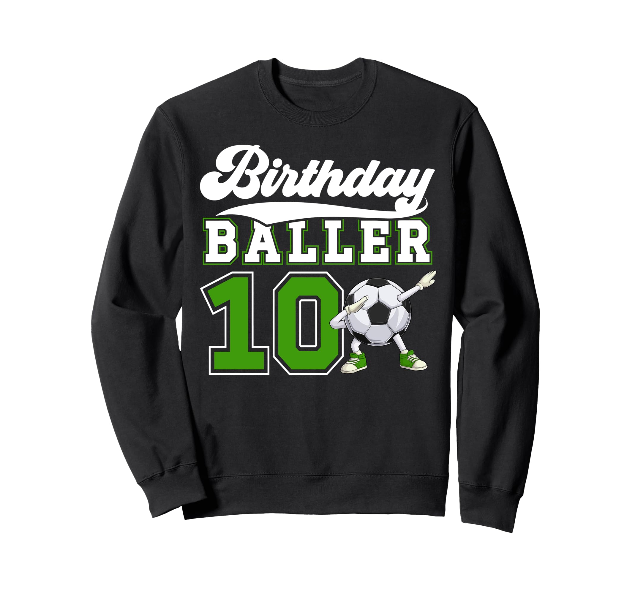 10Th Soccer Birthday Party Ten Year Sweatshirt - Unique Graphic Men Women - T-Shirt, Sweatshirt, Hoodie