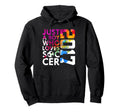 2017 Just Who Loves Soccer 9Th Birthday Hoodie - Unique Graphic for Adults - T-Shirt, Sweatshirt, Hoodie