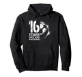 16Th Birthday Soccer Player Football Hoodie - Novelty Apparel for Adults - T-Shirt, Sweatshirt, Hoodie