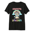 Grandpa Unicorn Birthday Party Funny T-Shirt - Novelty Apparel Unisex - T-Shirt, Sweatshirt, Hoodie