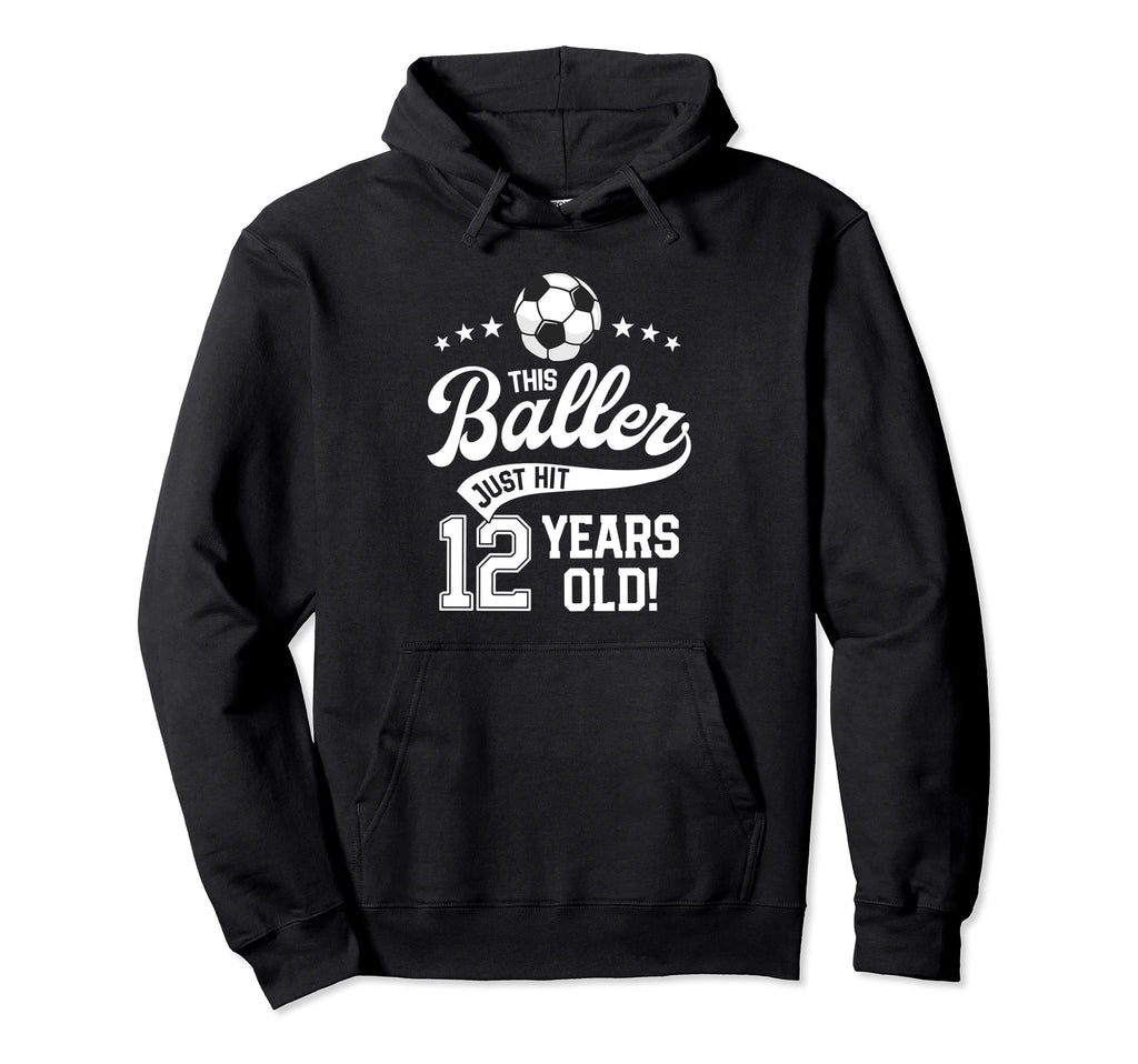 10 Years Old Soccer Themed Birthday Hoodie - Unique Graphic Men Women - T-Shirt, Sweatshirt, Hoodie