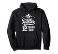 10 Years Old Soccer Themed Birthday Hoodie - Unique Graphic Men Women - T-Shirt, Sweatshirt, Hoodie
