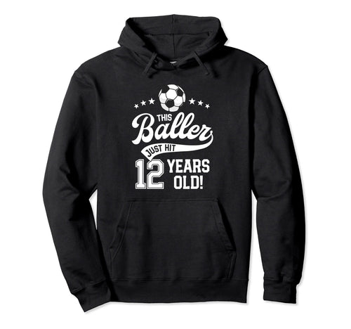 10 Years Old Soccer Themed Birthday Hoodie - Unique Graphic Men Women - T-Shirt, Sweatshirt, Hoodie