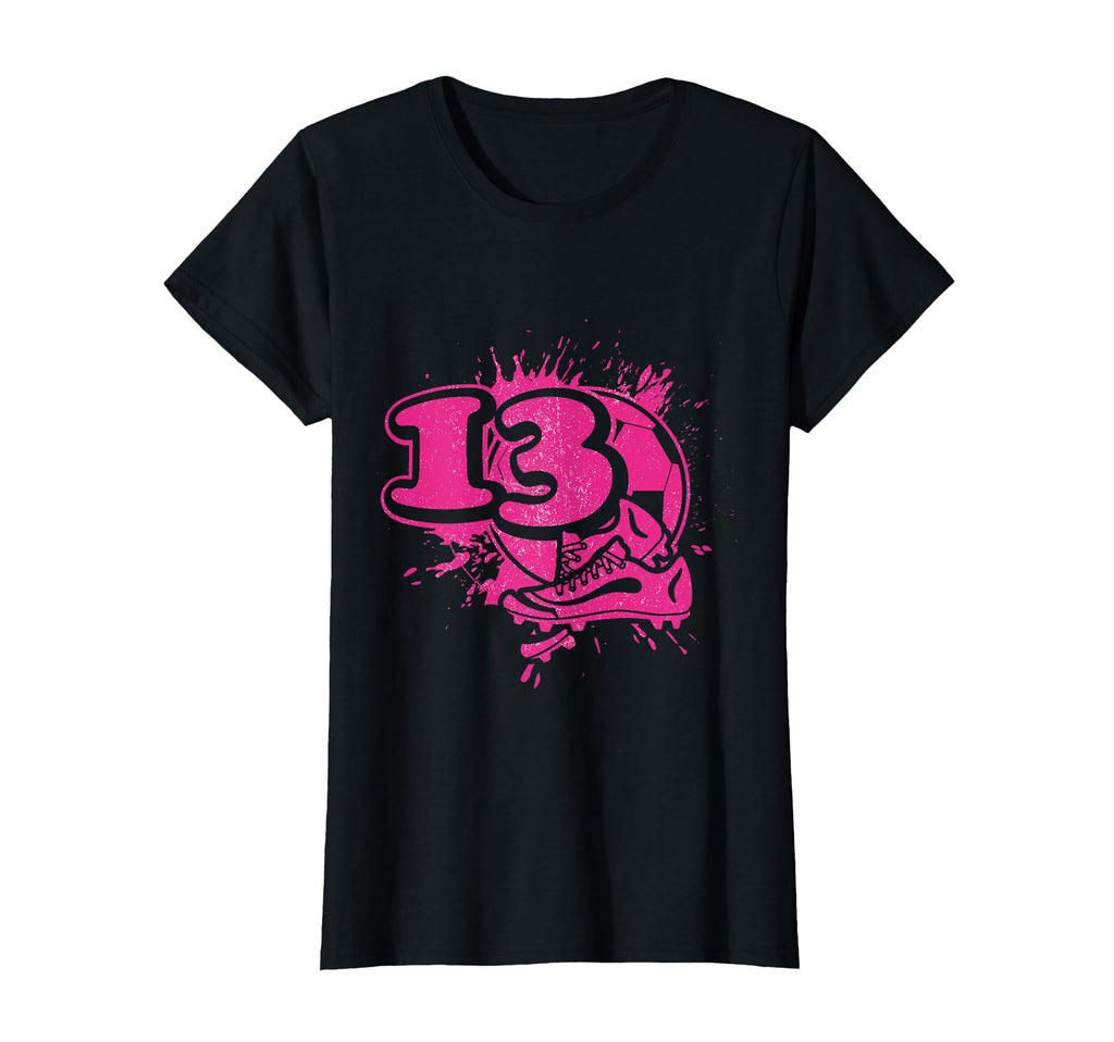 13Th Birthday Soccer Player Football T-Shirt - Streetwear Style Men Women - T-Shirt, Sweatshirt, Hoodie