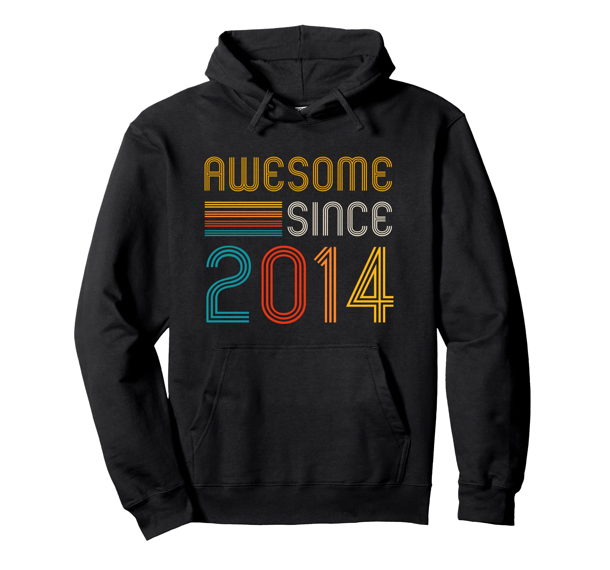 11Th Birthday Awesome Since 2014 Hoodie - Aesthetic Graphic Men Women - T-Shirt, Sweatshirt, Hoodie