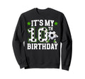 10Th Soccer Birthday Party 10 Sweatshirt - Fun Novelty Design for Adults - T-Shirt, Sweatshirt, Hoodie
