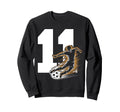 11 Soccer Birthday Gift Soccer Fan Sweatshirt - Novelty Apparel Men Women - T-Shirt, Sweatshirt, Hoodie