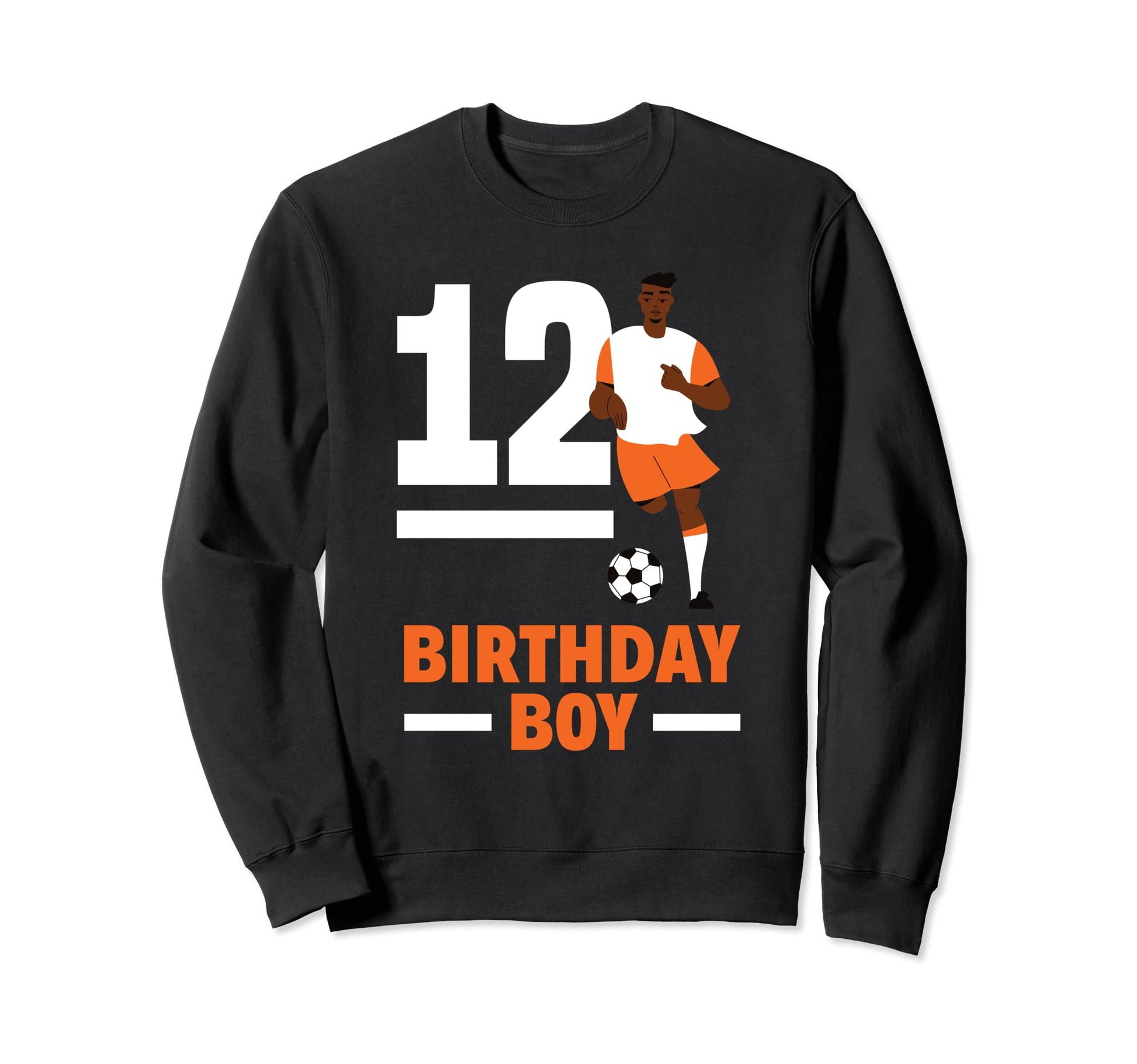 12Th Birthday 12 Years Soccer Sweatshirt - Aesthetic Graphic Unisex - T-Shirt, Sweatshirt, Hoodie