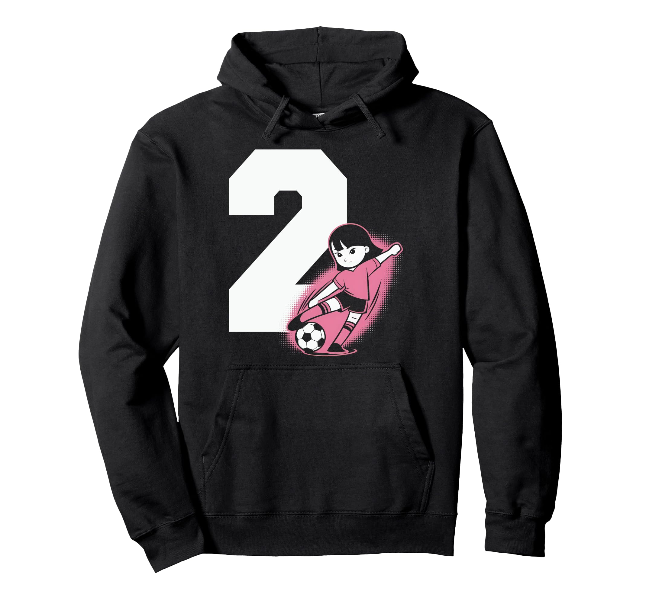 2 Soccer Birthday Gift Soccer Fan Hoodie - Aesthetic Graphic Men Women - T-Shirt, Sweatshirt, Hoodie