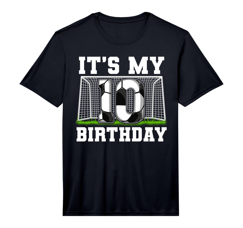 10Th Birthday Soccer Performance T-Shirt - Aesthetic Graphic Unisex - T-Shirt, Sweatshirt, Hoodie