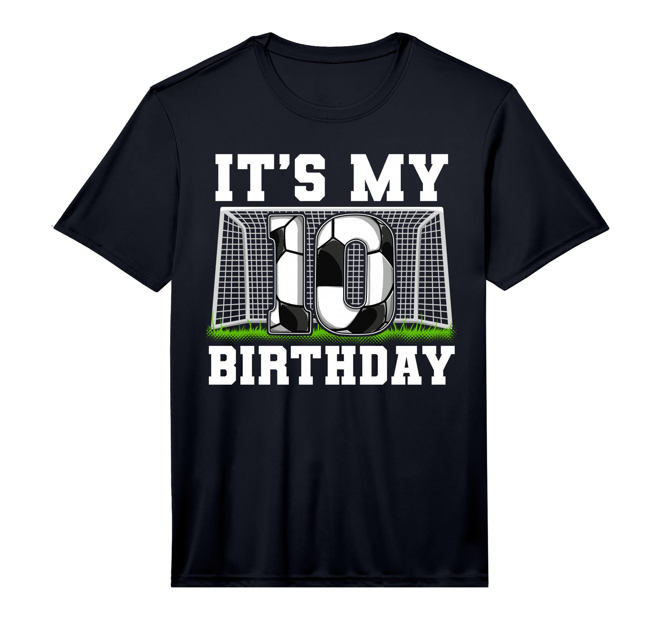 10Th Birthday Soccer Performance T-Shirt - Aesthetic Graphic Unisex - T-Shirt, Sweatshirt, Hoodie