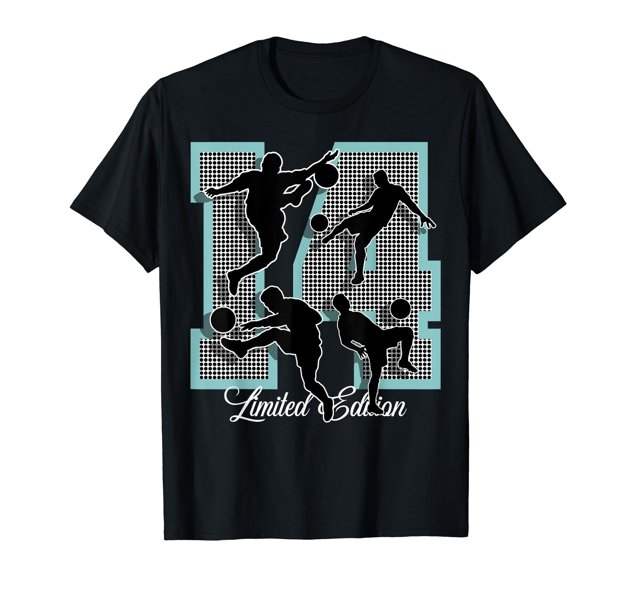 14Th Birthday Childrens Birthday Football T-Shirt - Trendy Graphic Unisex - T-Shirt, Sweatshirt, Hoodie