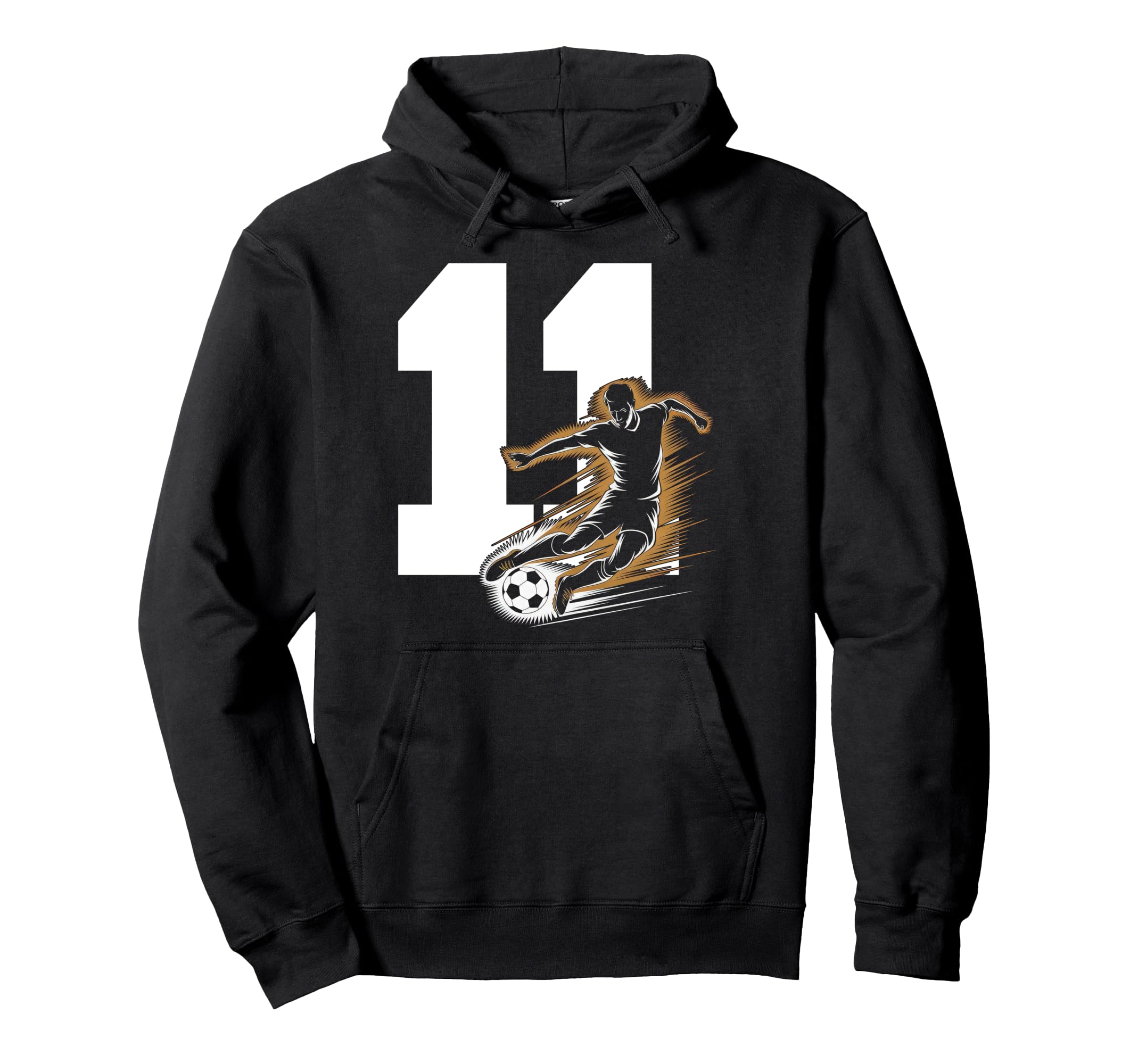 11 Soccer Birthday Gift Soccer Fan Sports Hoodie - Custom Art Print Unisex - T-Shirt, Sweatshirt, Hoodie