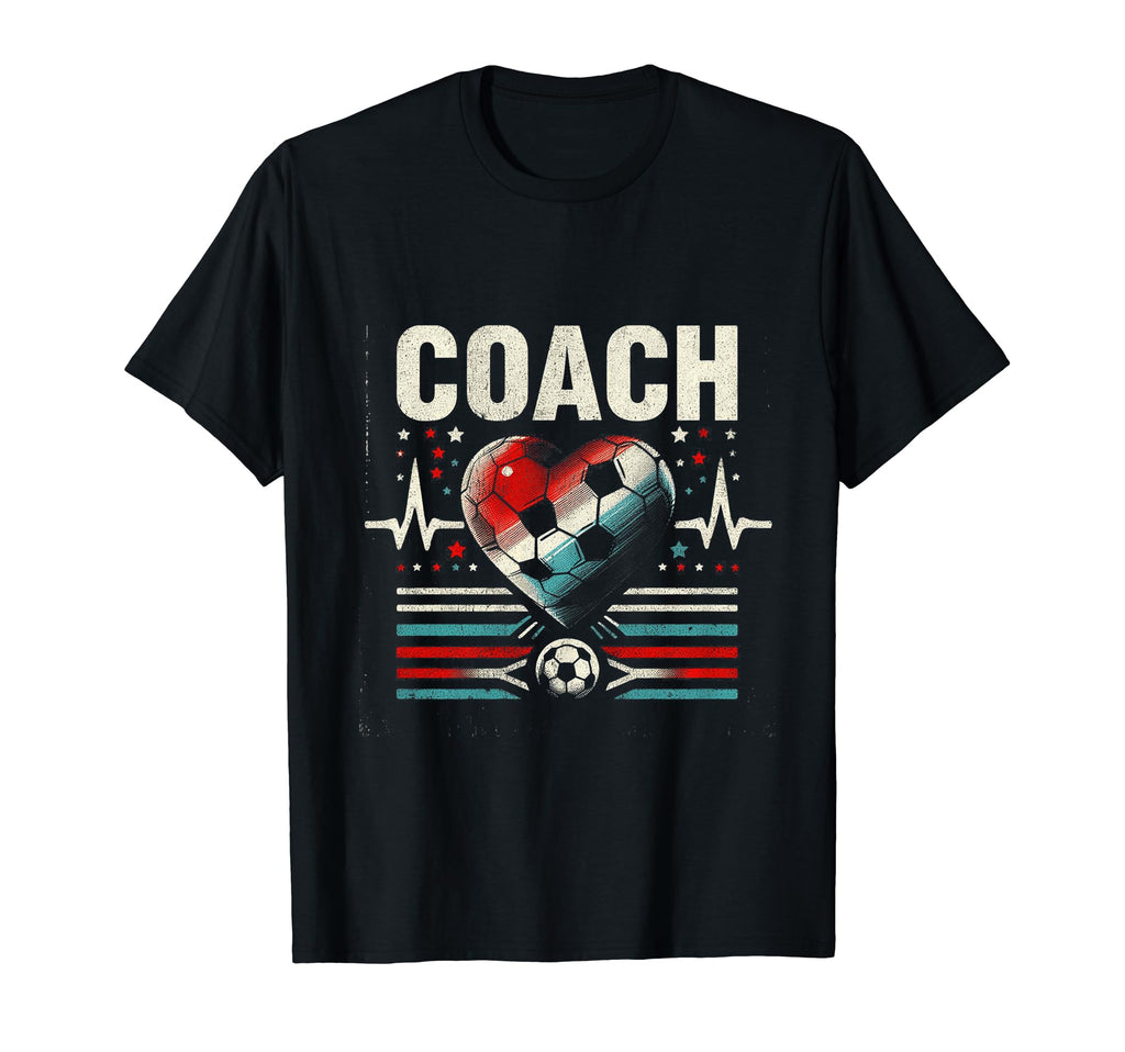 Soccer Coach Training Heart Beat T-Shirt - Streetwear Style Unisex - T-Shirt, Sweatshirt, Hoodie