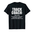 Track Coach Funny T-Shirt - Graphic Print Unisex - T-Shirt, Sweatshirt, Hoodie