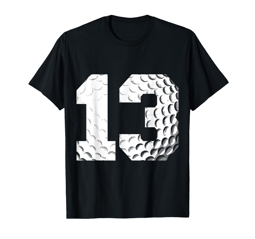 13Th Birthday Golf Player Golf 13 T-Shirt - Minimalist Print Men Women - T-Shirt, Sweatshirt, Hoodie