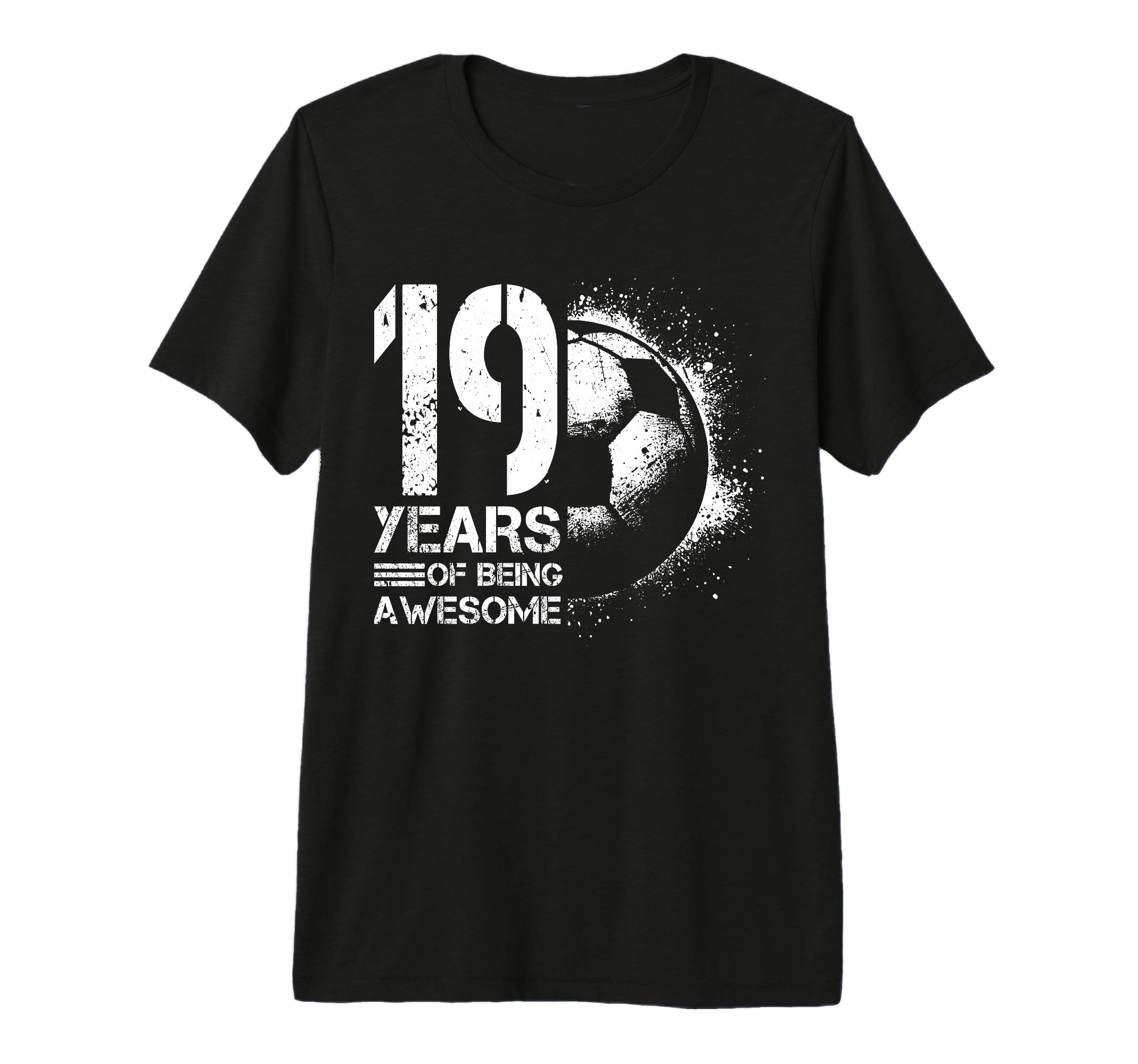 19Th Birthday Soccer Player Football 19 T-Shirt - Unique Graphic Men Women - T-Shirt, Sweatshirt, Hoodie