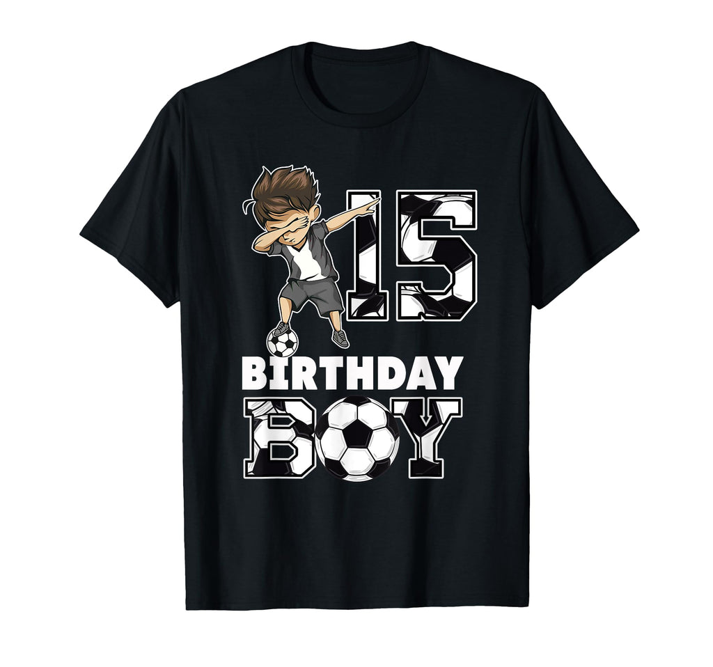 15Th Birthday Gift Soccer Birthday T-Shirt - Trendy Graphic Men Women - T-Shirt, Sweatshirt, Hoodie