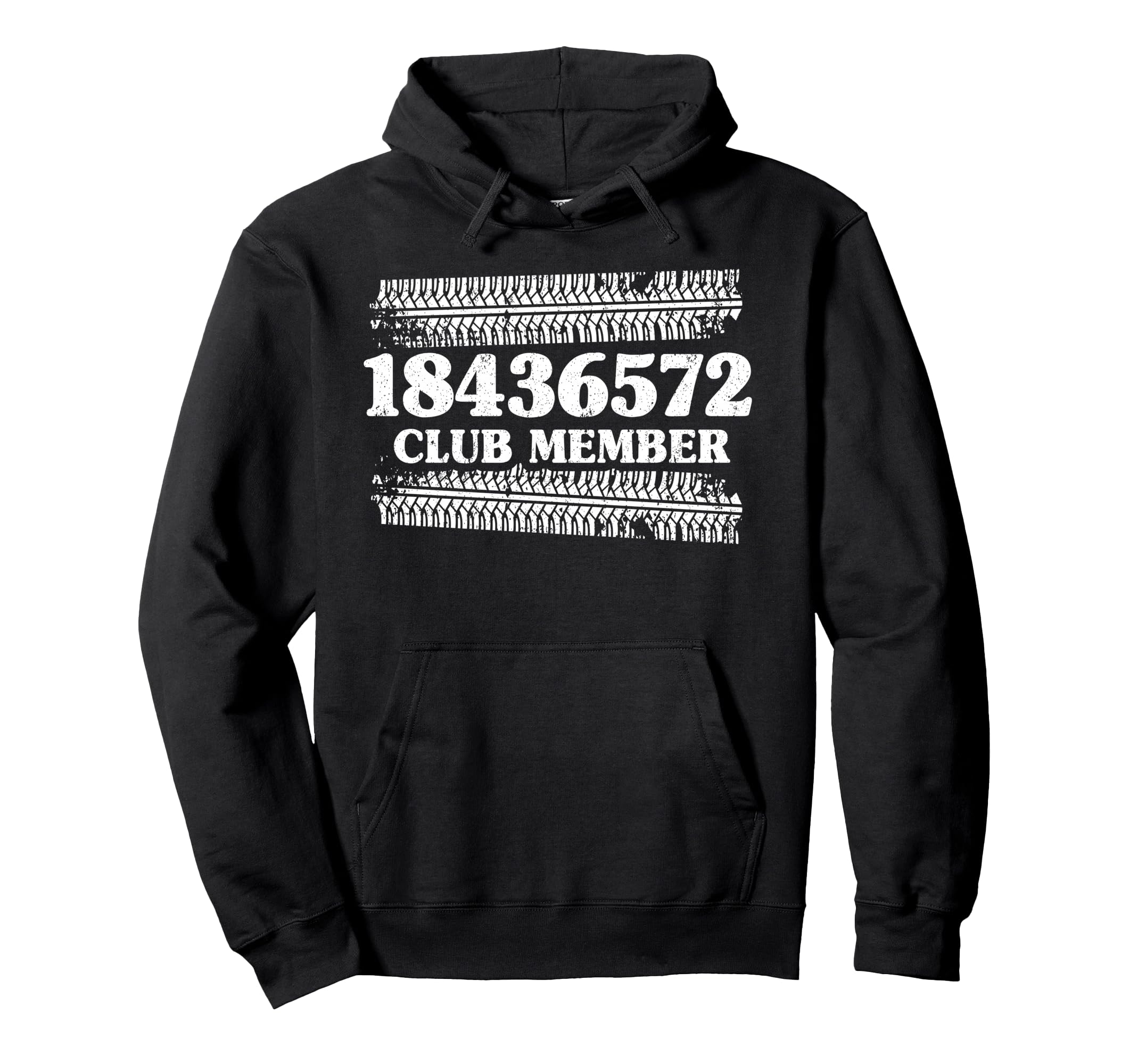 18436572 Club Member V8 Mechanic Big Hoodie - Graphic Print Men Women - T-Shirt, Sweatshirt, Hoodie