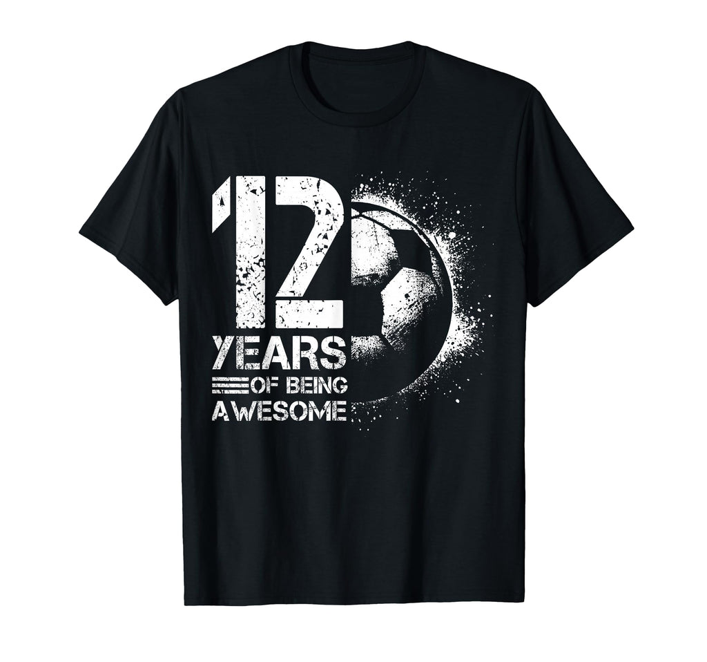 12Th Birthday Soccer Player Football 12 T-Shirt - Graphic Print for Adults - T-Shirt, Sweatshirt, Hoodie
