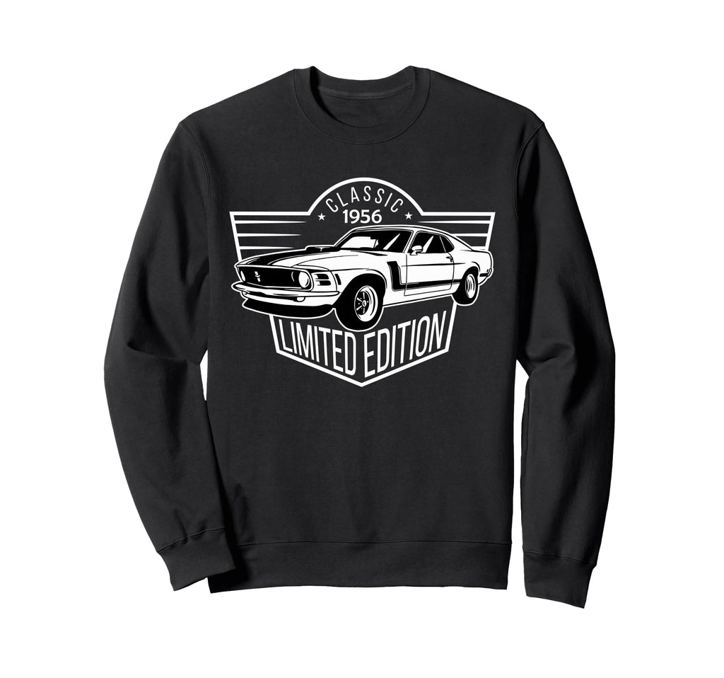 1956 Dad Birthday Legend Car Sweatshirt - Streetwear Style for Adults - T-Shirt, Sweatshirt, Hoodie
