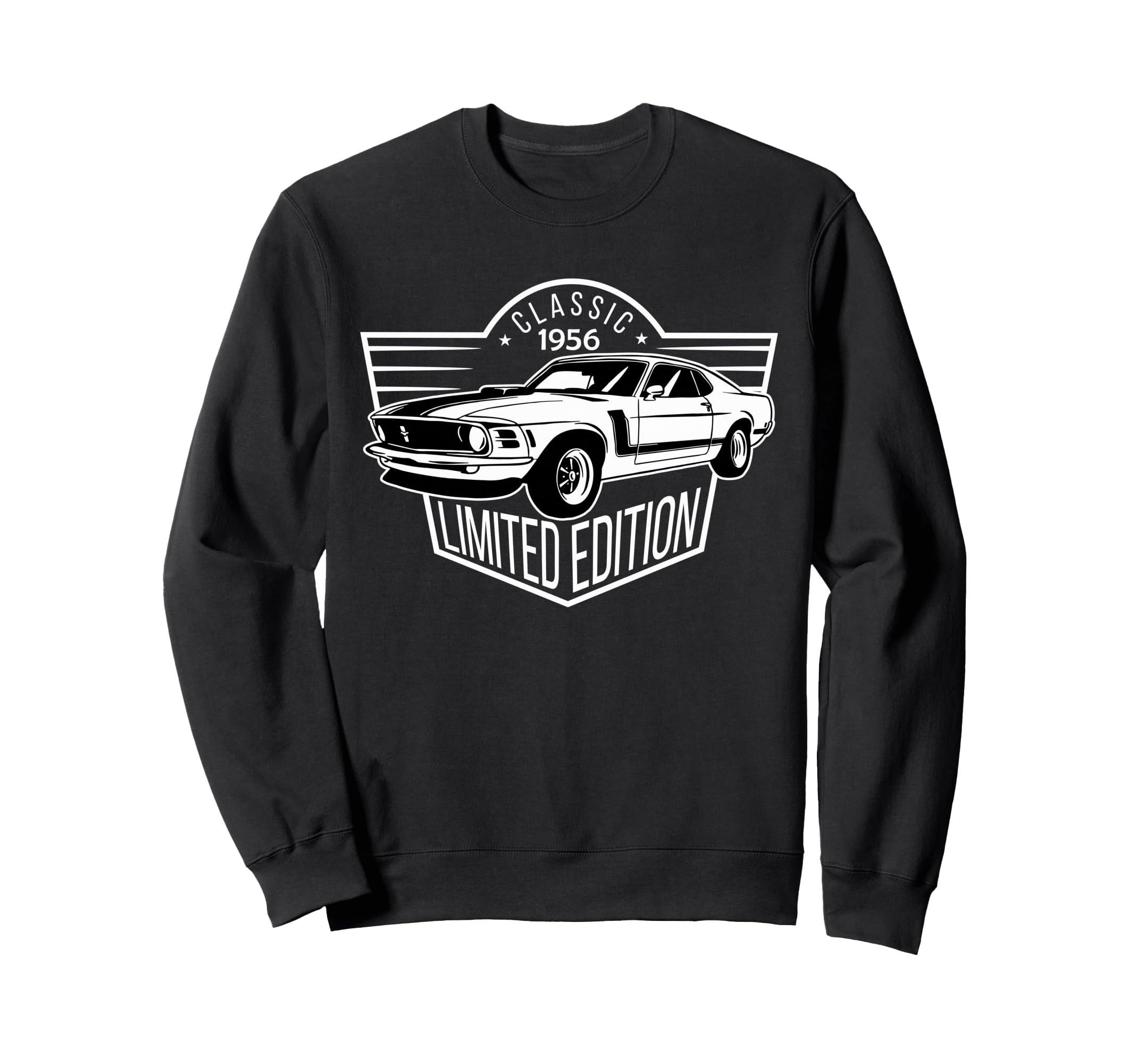 1956 Dad Birthday Legend Car Sweatshirt - Streetwear Style for Adults - T-Shirt, Sweatshirt, Hoodie