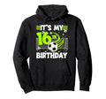 16Th Soccer Birthday Party 16 Year Hoodie - Custom Art Print for Adults - T-Shirt, Sweatshirt, Hoodie
