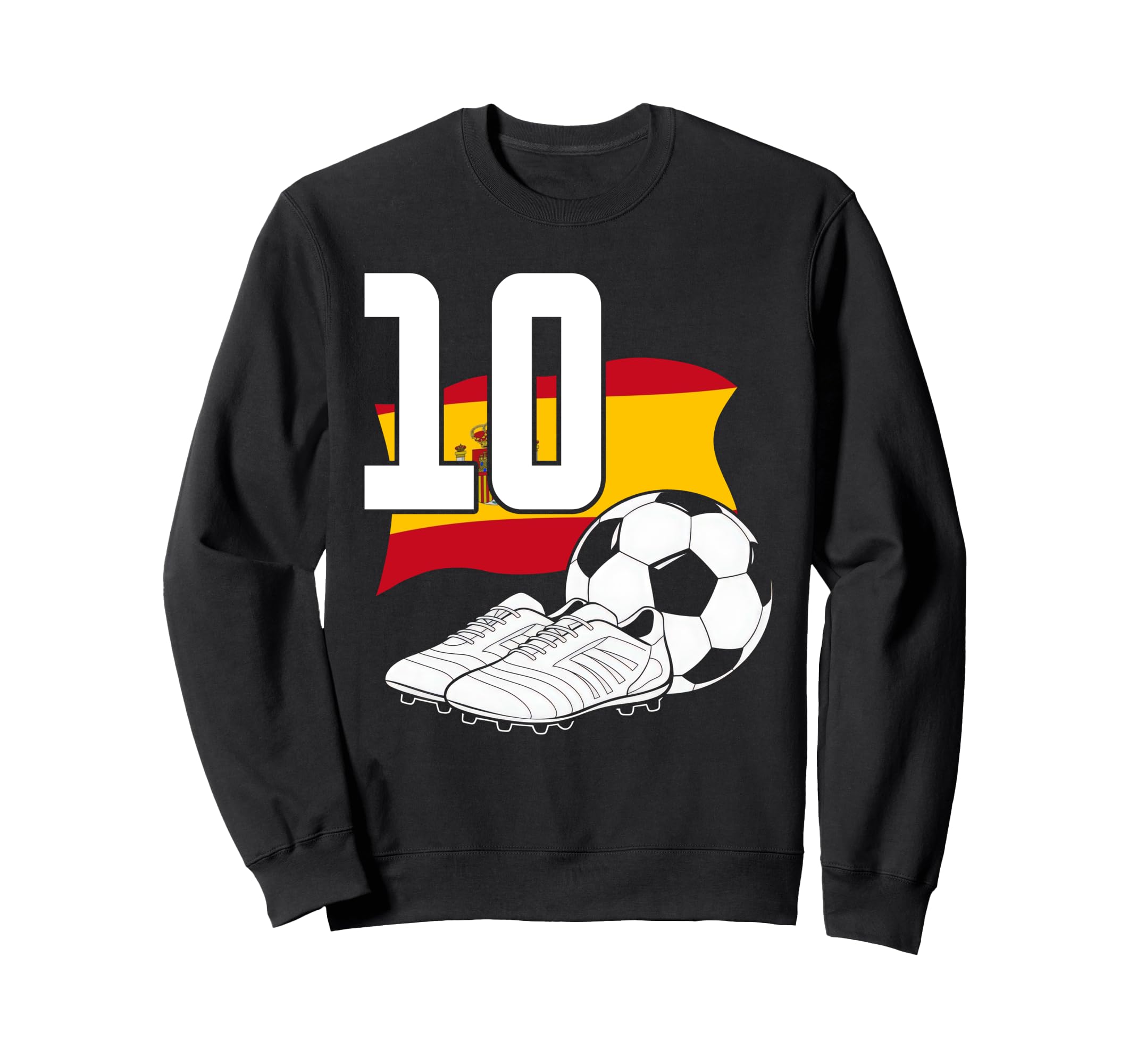 10 Soccer Birthday Gift Soccer Fan Sweatshirt - Custom Art Print Unisex - T-Shirt, Sweatshirt, Hoodie