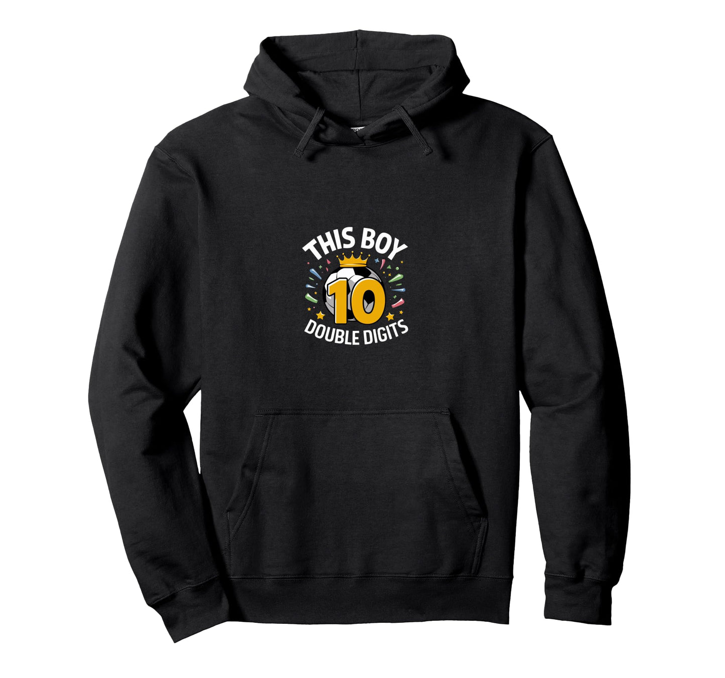 This Now 10 Double Digits Soccer 10 Hoodie - Minimalist Print for Adults - T-Shirt, Sweatshirt, Hoodie